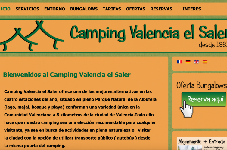 Camping Valencia el Saler